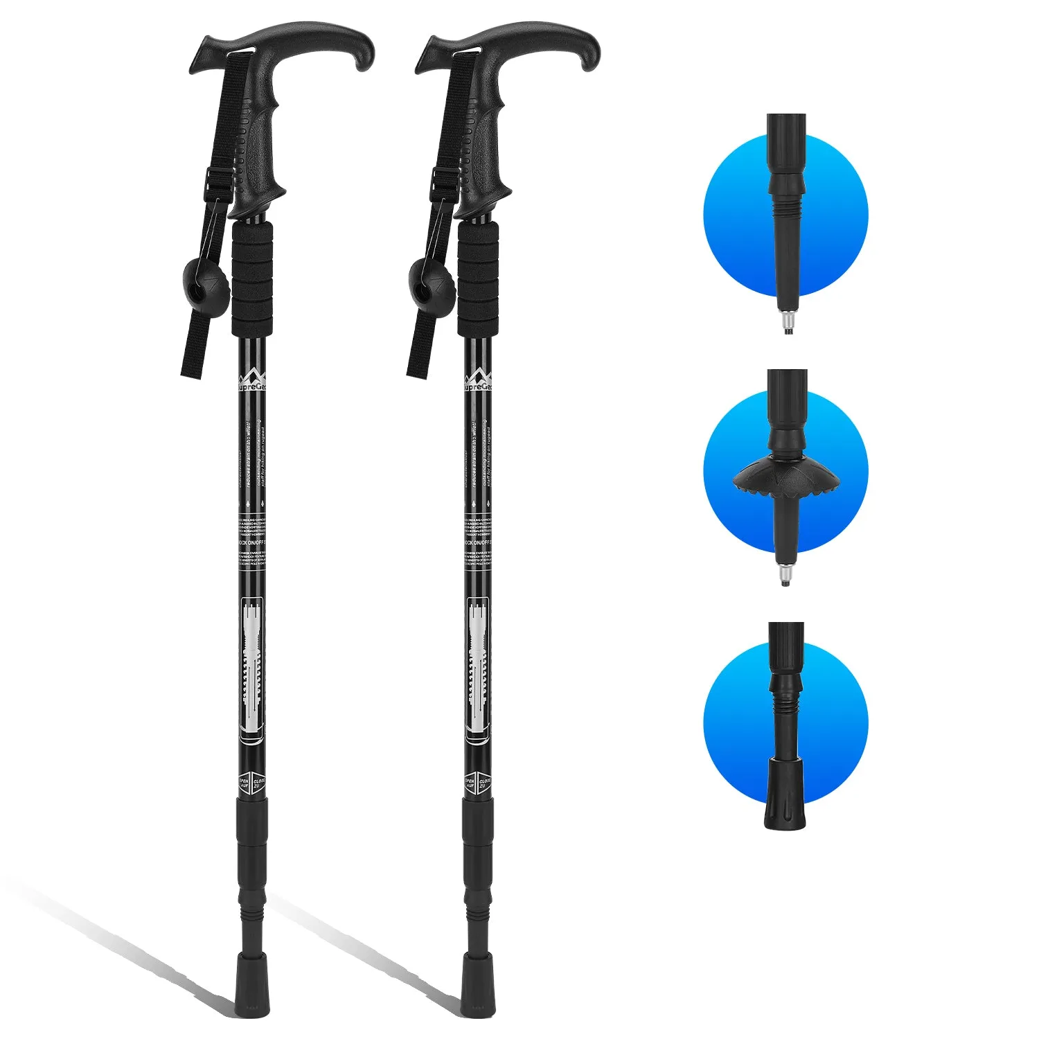 2 Pack Lightweight Trekking Poles