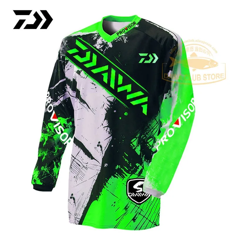 2020 Daiwa Anti-uv Sun Fishing Jersey Breathable Quick Dry Fishing Spring Long-sleeve Fishing Clothes Clothing Fishing Shirt