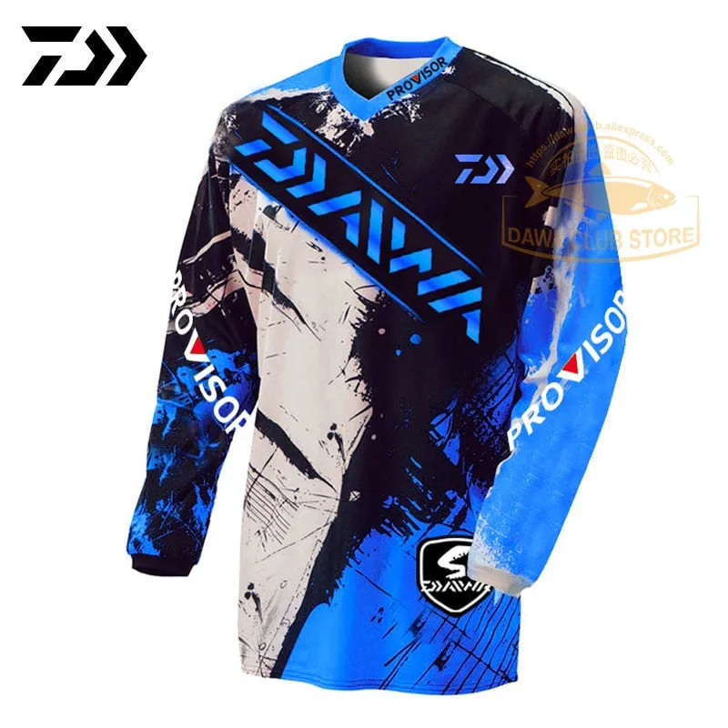 2020 Daiwa Anti-uv Sun Fishing Jersey Breathable Quick Dry Fishing Spring Long-sleeve Fishing Clothes Clothing Fishing Shirt