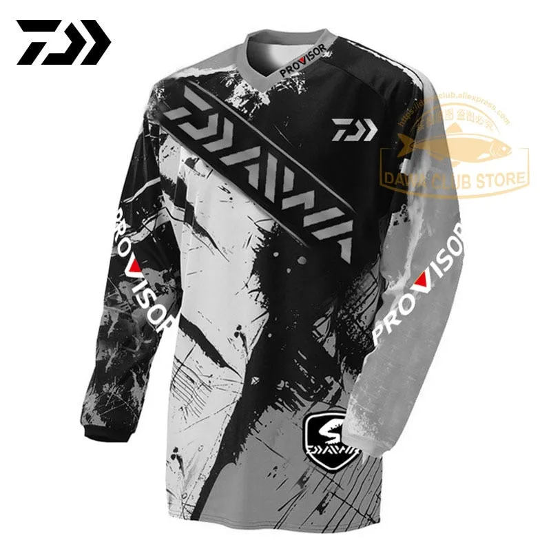 2020 Daiwa Anti-uv Sun Fishing Jersey Breathable Quick Dry Fishing Spring Long-sleeve Fishing Clothes Clothing Fishing Shirt