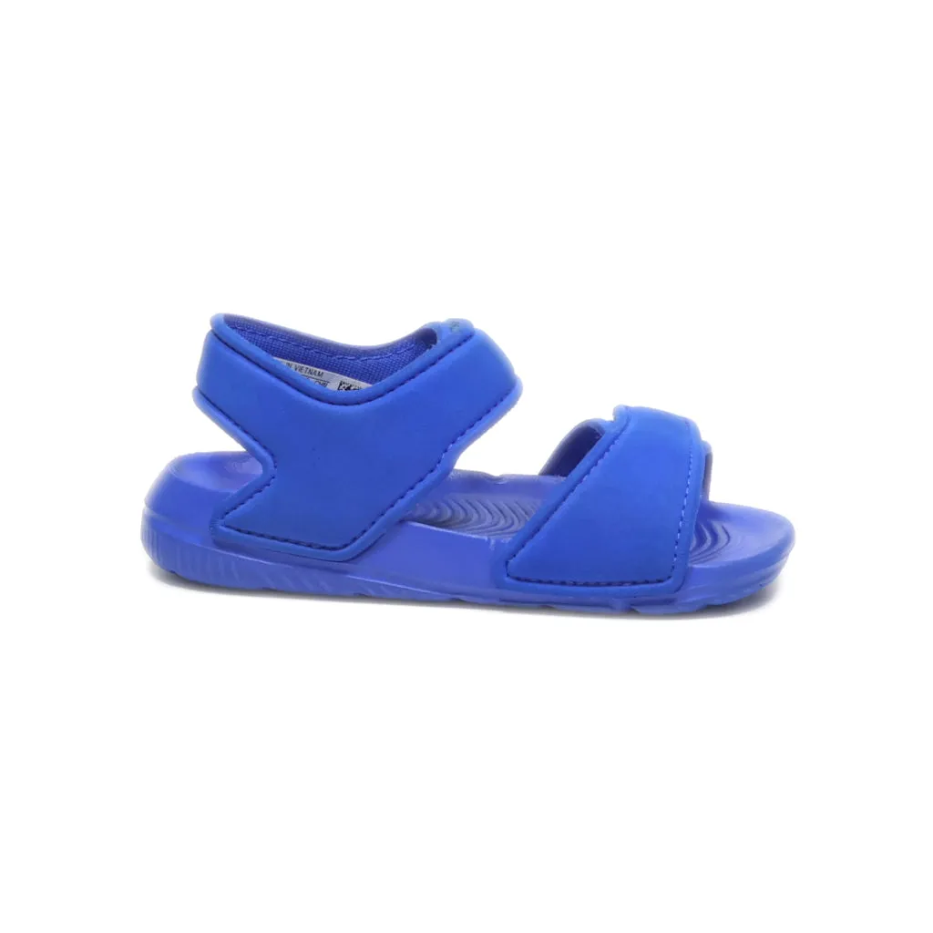 Adidas Altaswim Flat Sandals Fabric Blue Colour For Kids