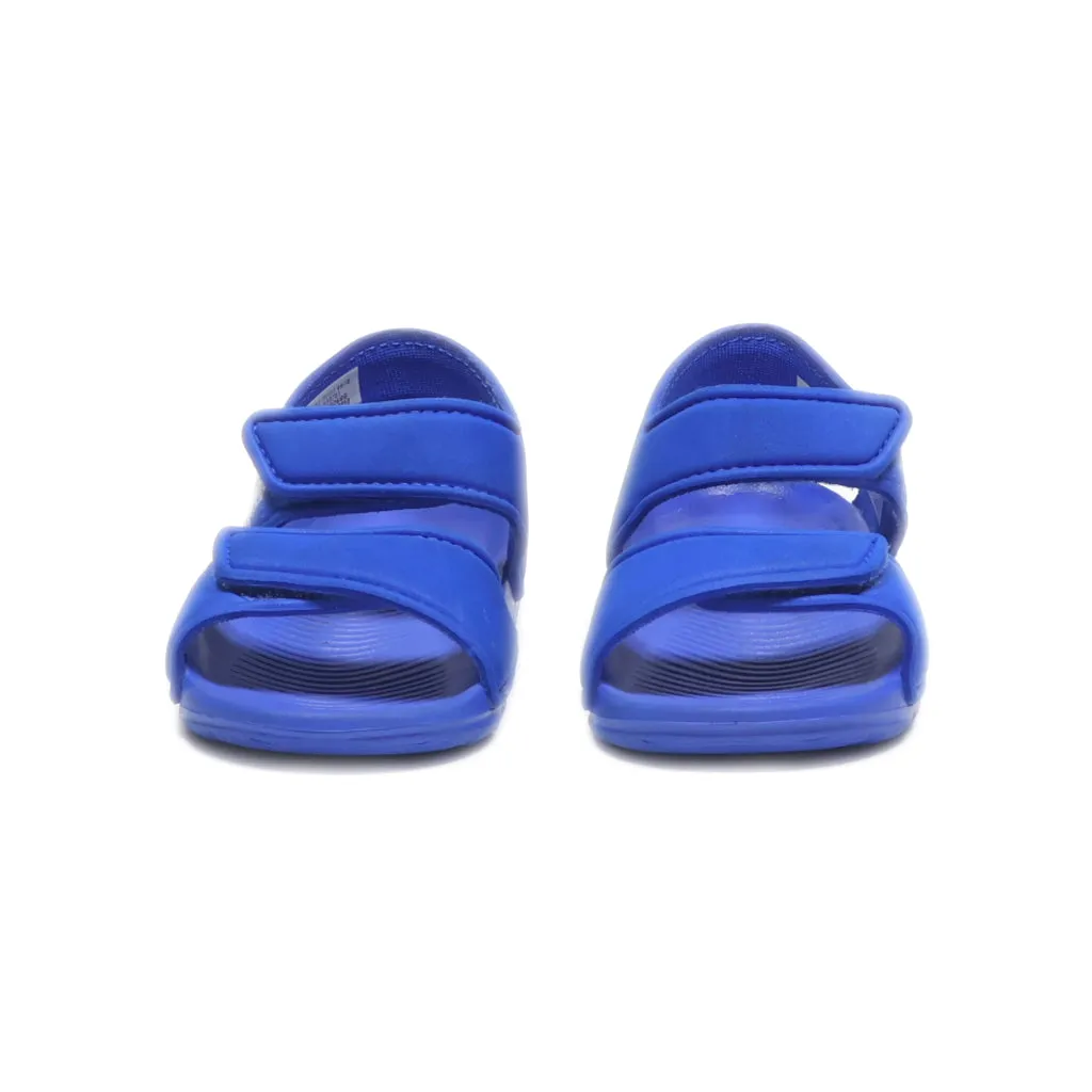 Adidas Altaswim Flat Sandals Fabric Blue Colour For Kids