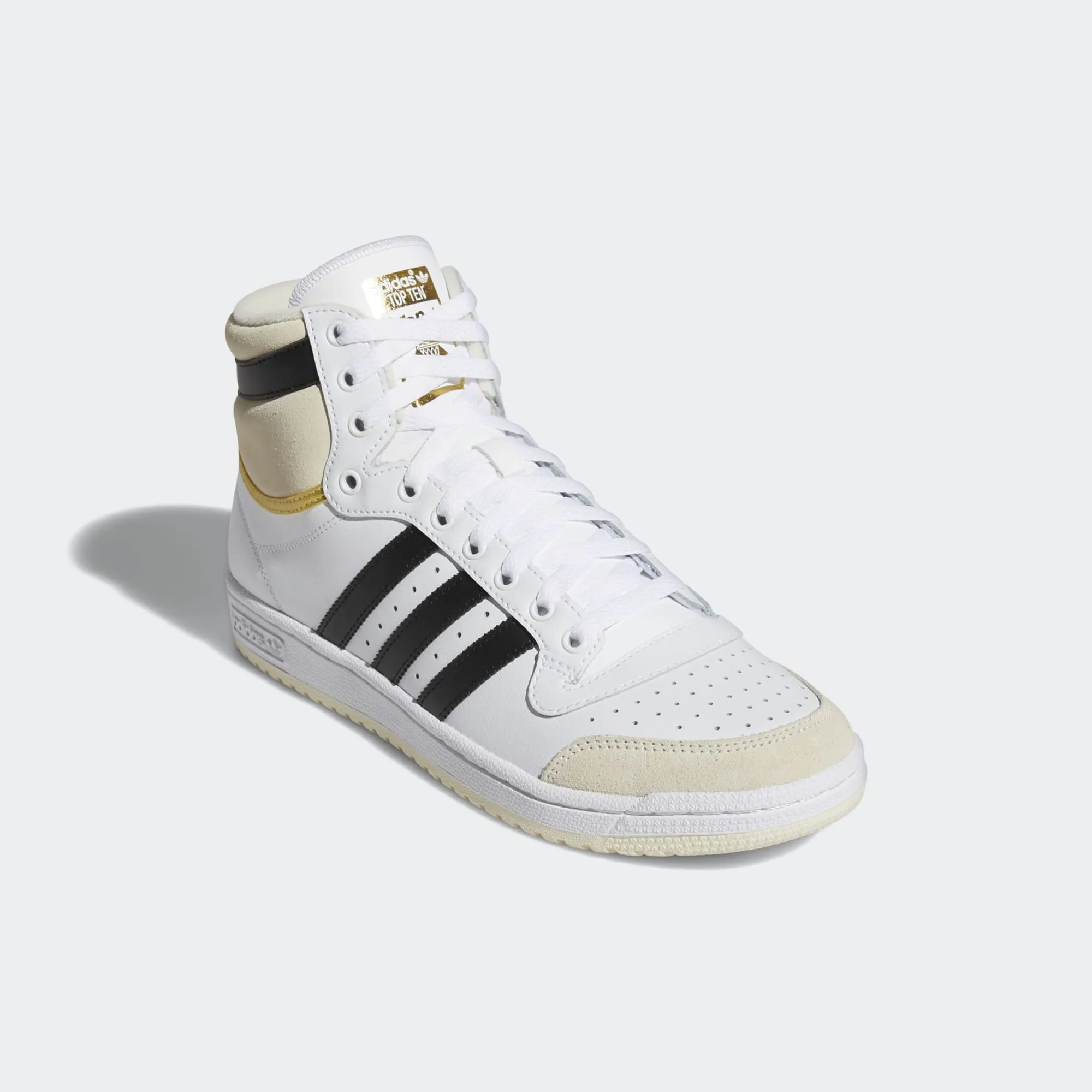 Adidas Top Ten White Black Gold