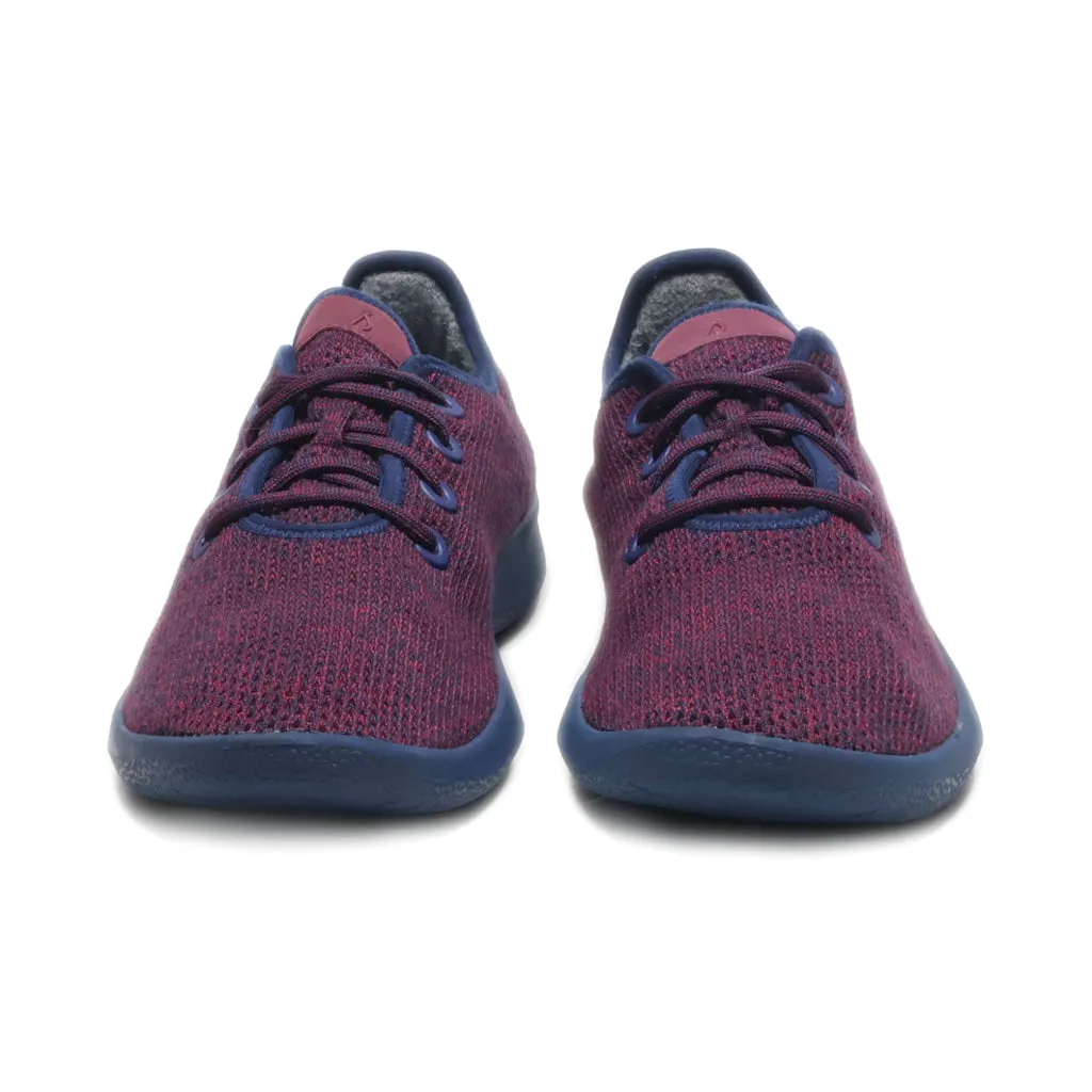 Allbirds Tree Runners Sport Shoes Fabric Maroon Colour For Men