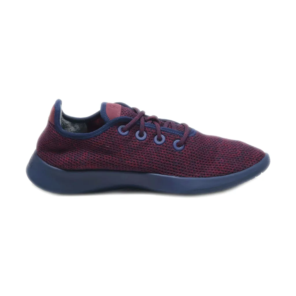 Allbirds Tree Runners Sport Shoes Fabric Maroon Colour For Men