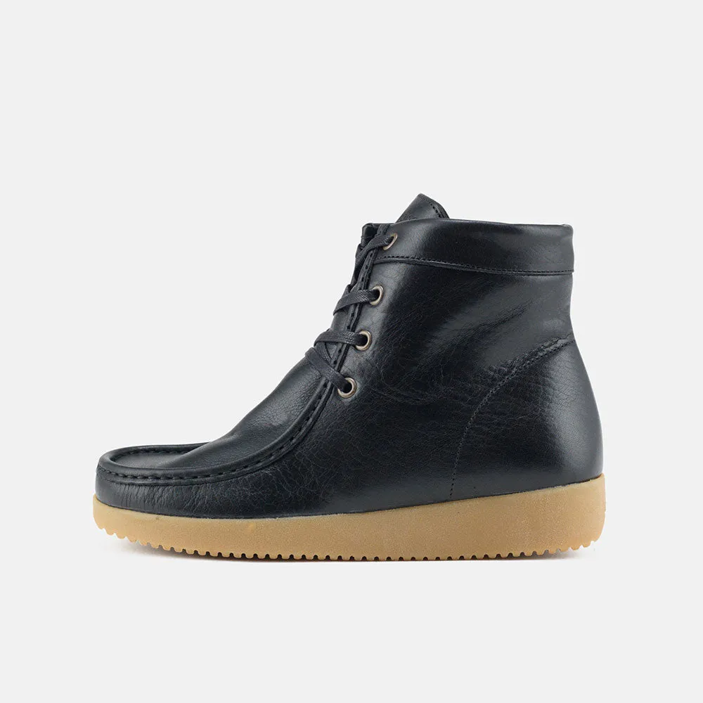 Asta Pull Up Leather - Gum Sole CF with Wool Lining