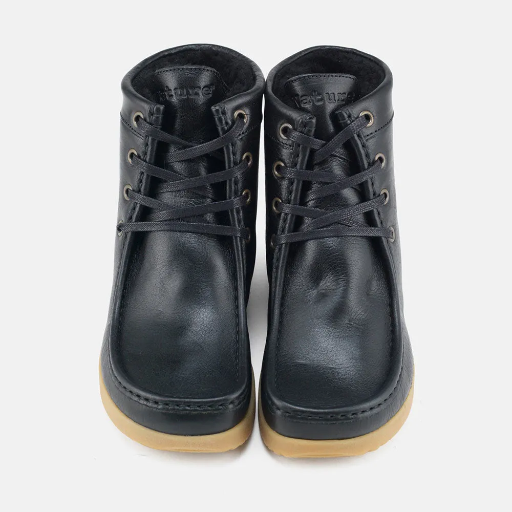 Asta Pull Up Leather - Gum Sole CF with Wool Lining