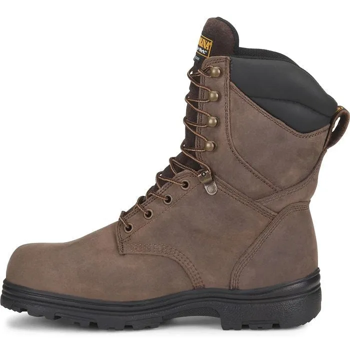 Carolina Men's Surveyor 8" Steel Toe WP Slip Resist Work Boot -Brown- CA3534