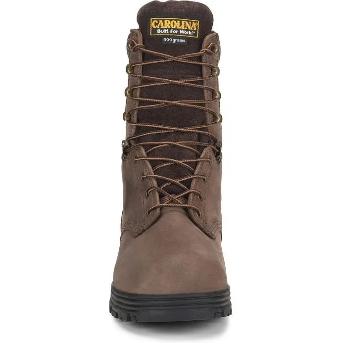 Carolina Men's Surveyor 8" Steel Toe WP Slip Resist Work Boot -Brown- CA3534