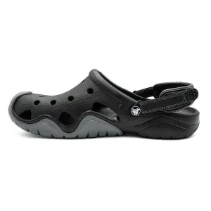 Crocs Swiftwater Clogs Rubber Black Colour For Men