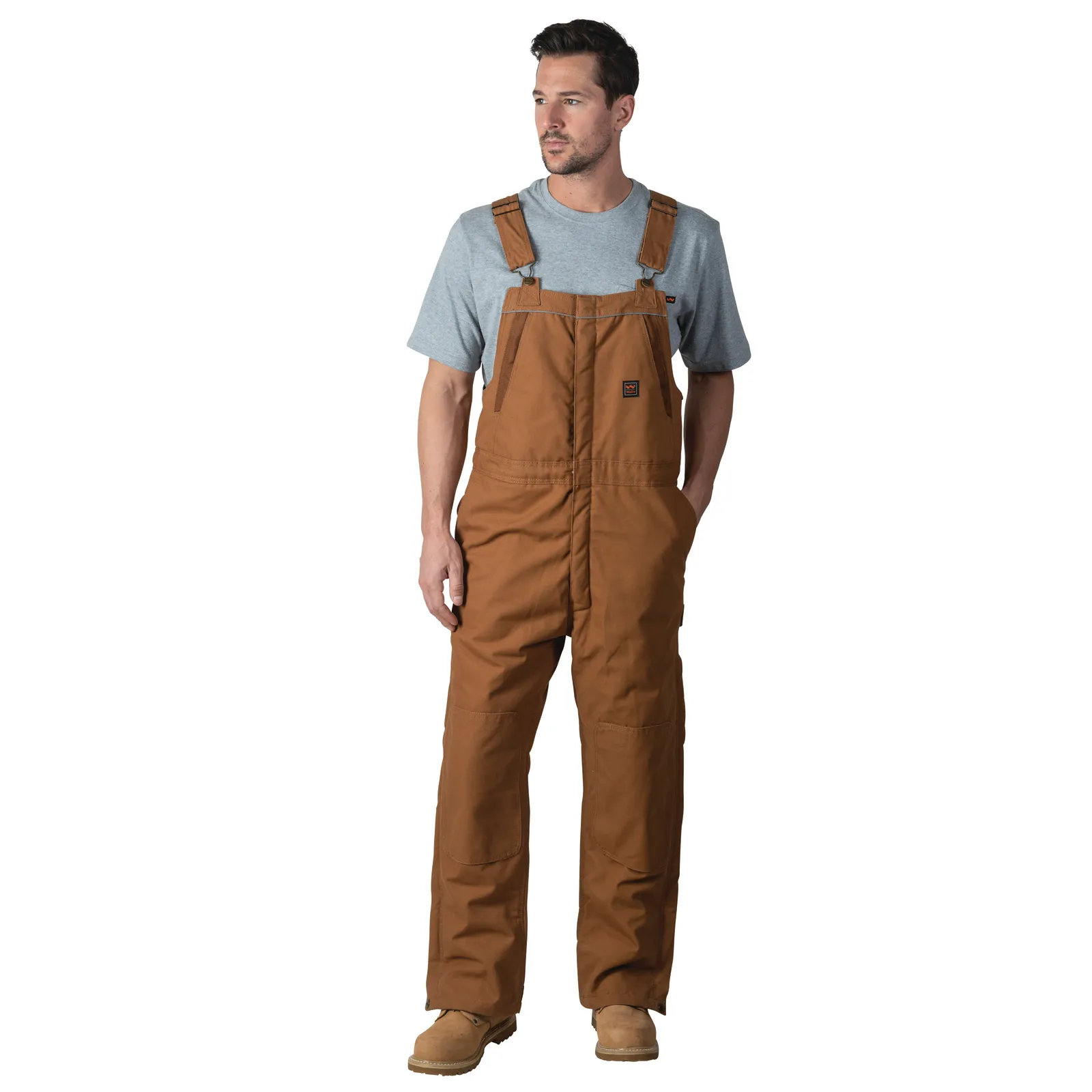 Frost DWR Insulated Duck Work Bib Overall By Walls