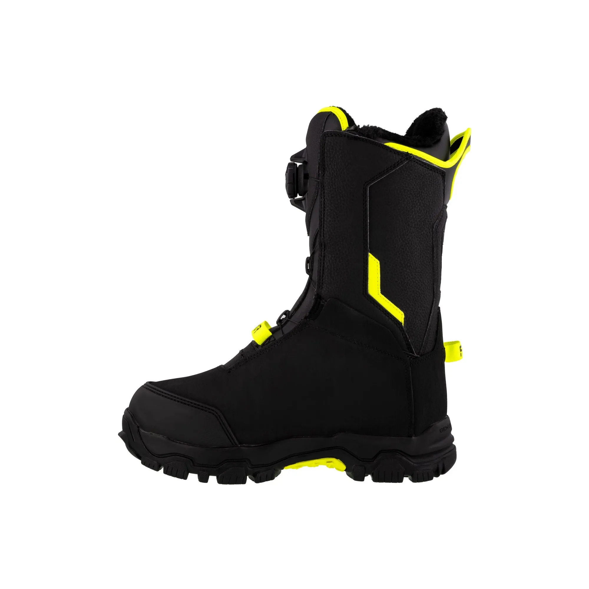 FXR Helium Boa Snowmobile Boots Black/Hi-Vis