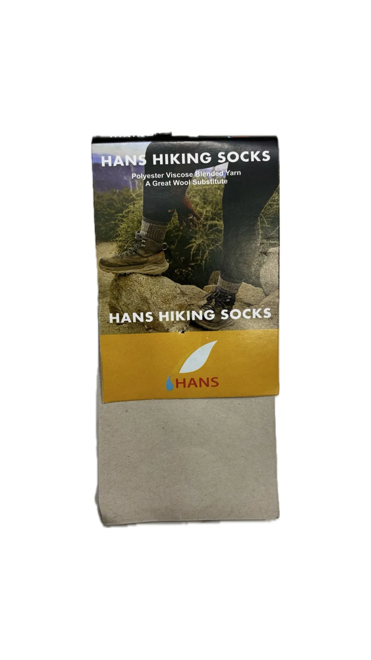 HANS Trekking & Hiking Socks | Poly Viscose Blended Yarn | Wool Substitute