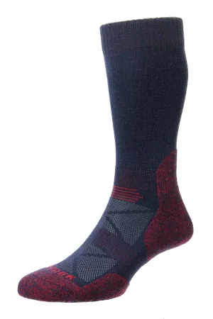 HJ Socks Protrek Adventure Trek Navy/Red