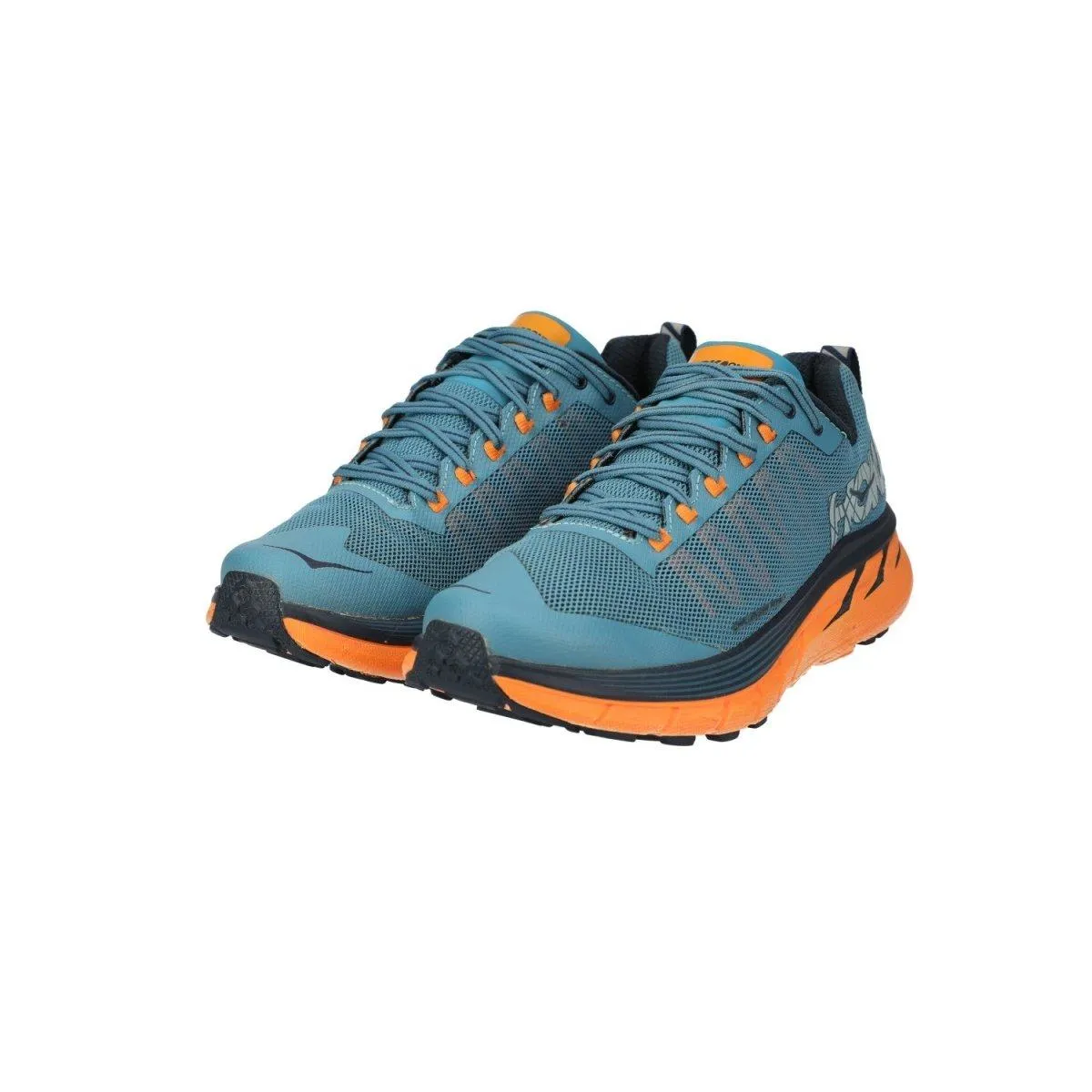 Hoka One One Challenger Atr 4 Sport Shoes Fabric Blue Colour For Men