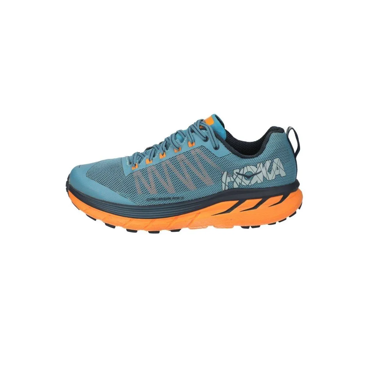 Hoka One One Challenger Atr 4 Sport Shoes Fabric Blue Colour For Men