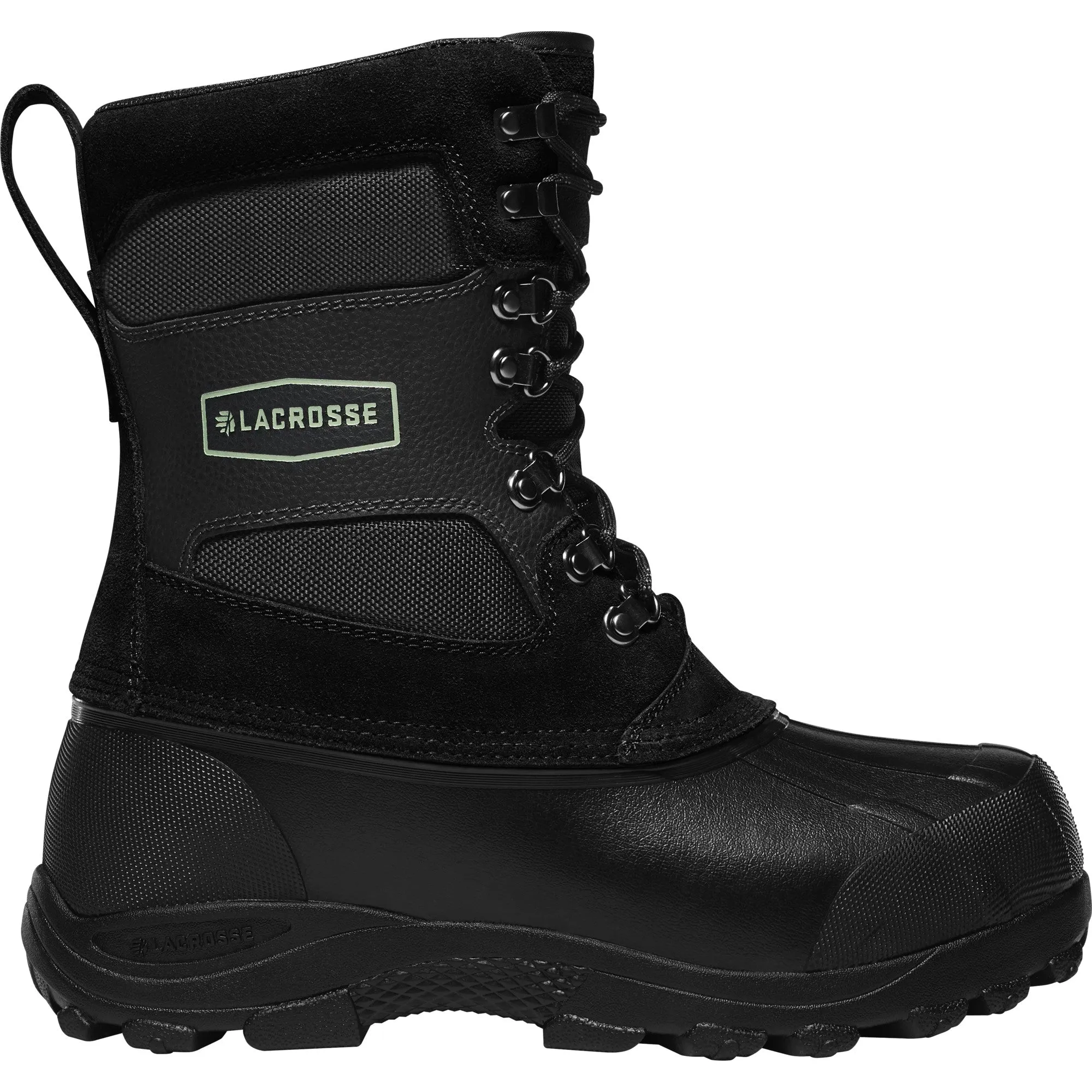 Lacrosse Women's Outpost II 10" Soft Toe WP Work Boot - Black - 600803