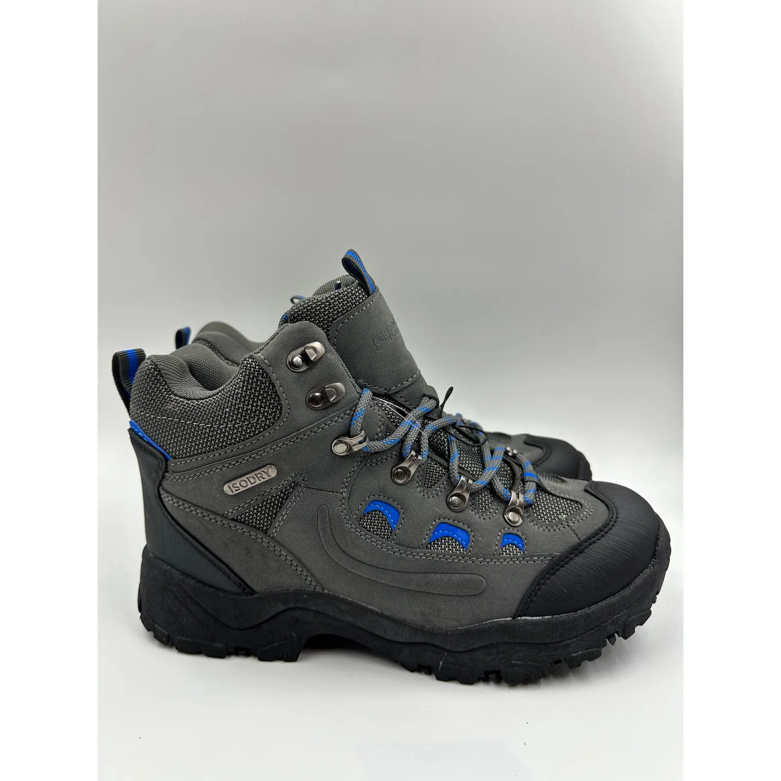 Men's Size 10, High Top Gray Hikers w/ Synthetic Rubber Toe Caps