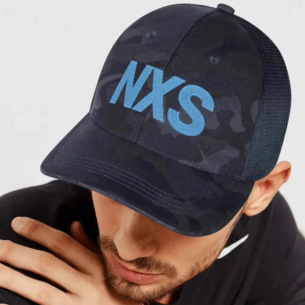 Nexellus mesh sports camo trucker hat