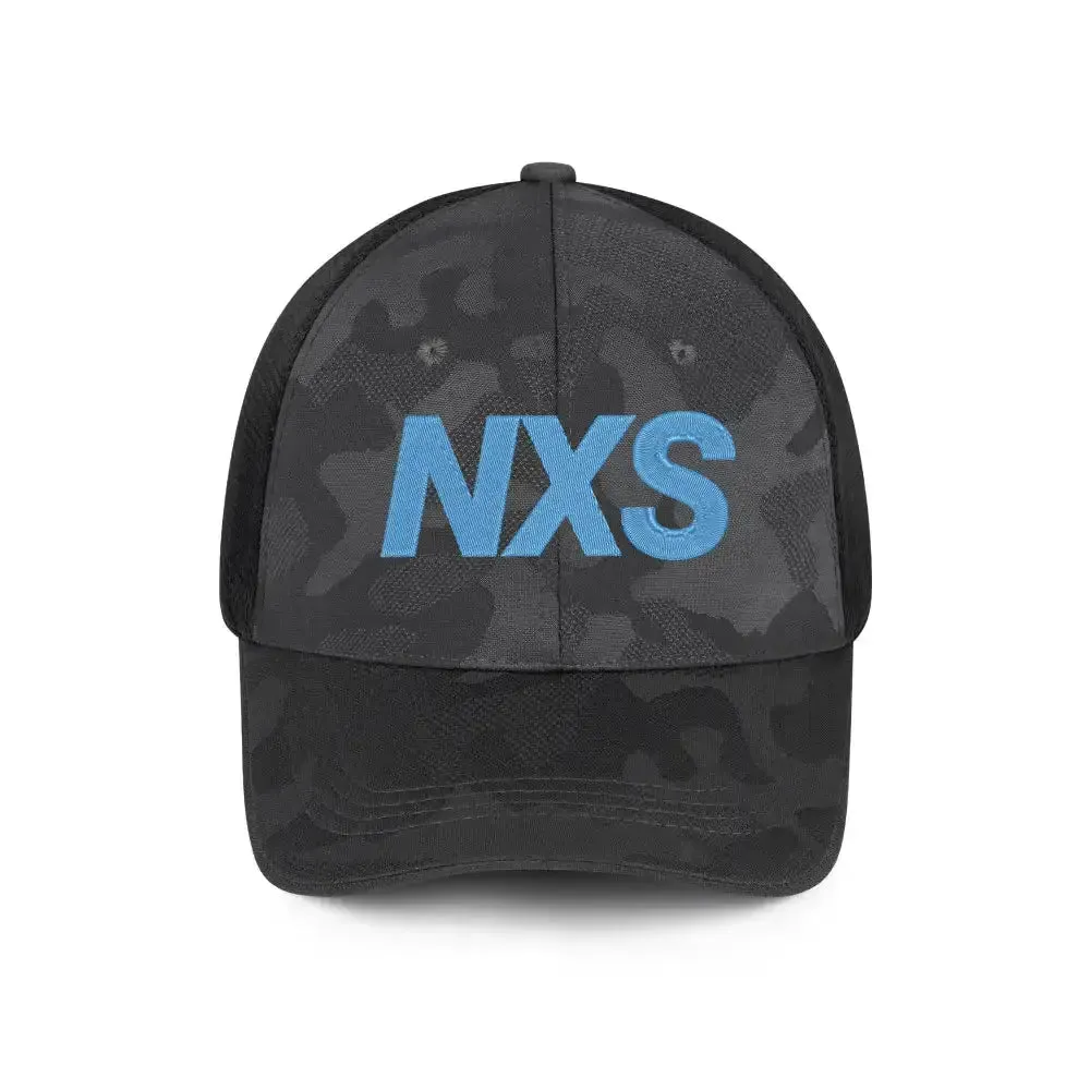 Nexellus mesh sports camo trucker hat