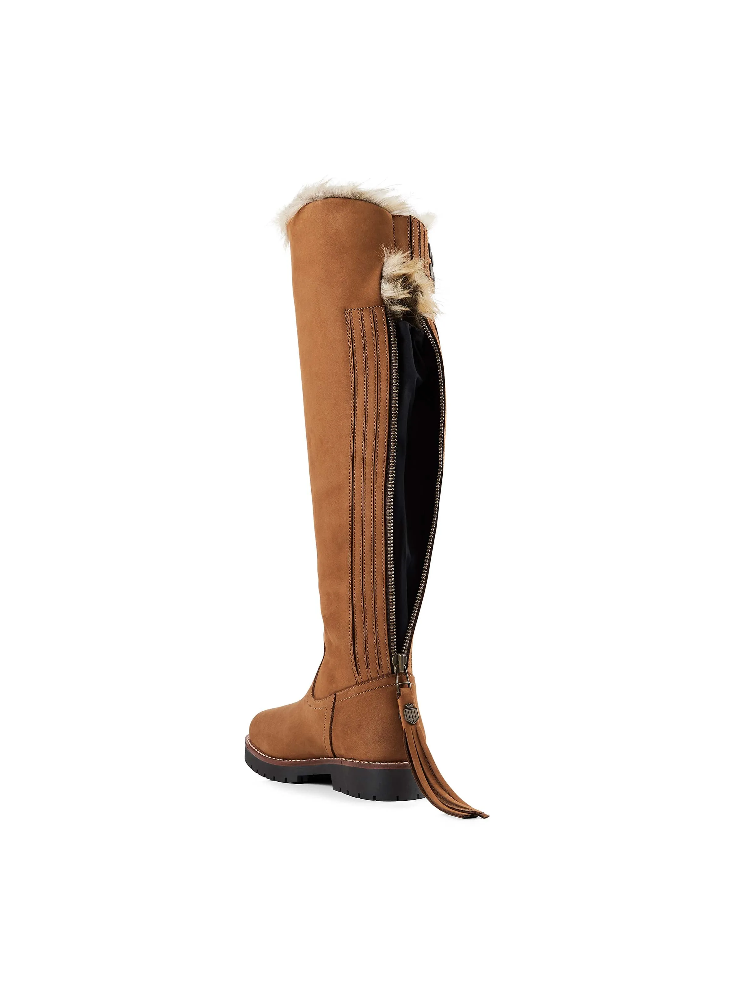 Over Knee Verbier (Tan) - Nubuck Boot