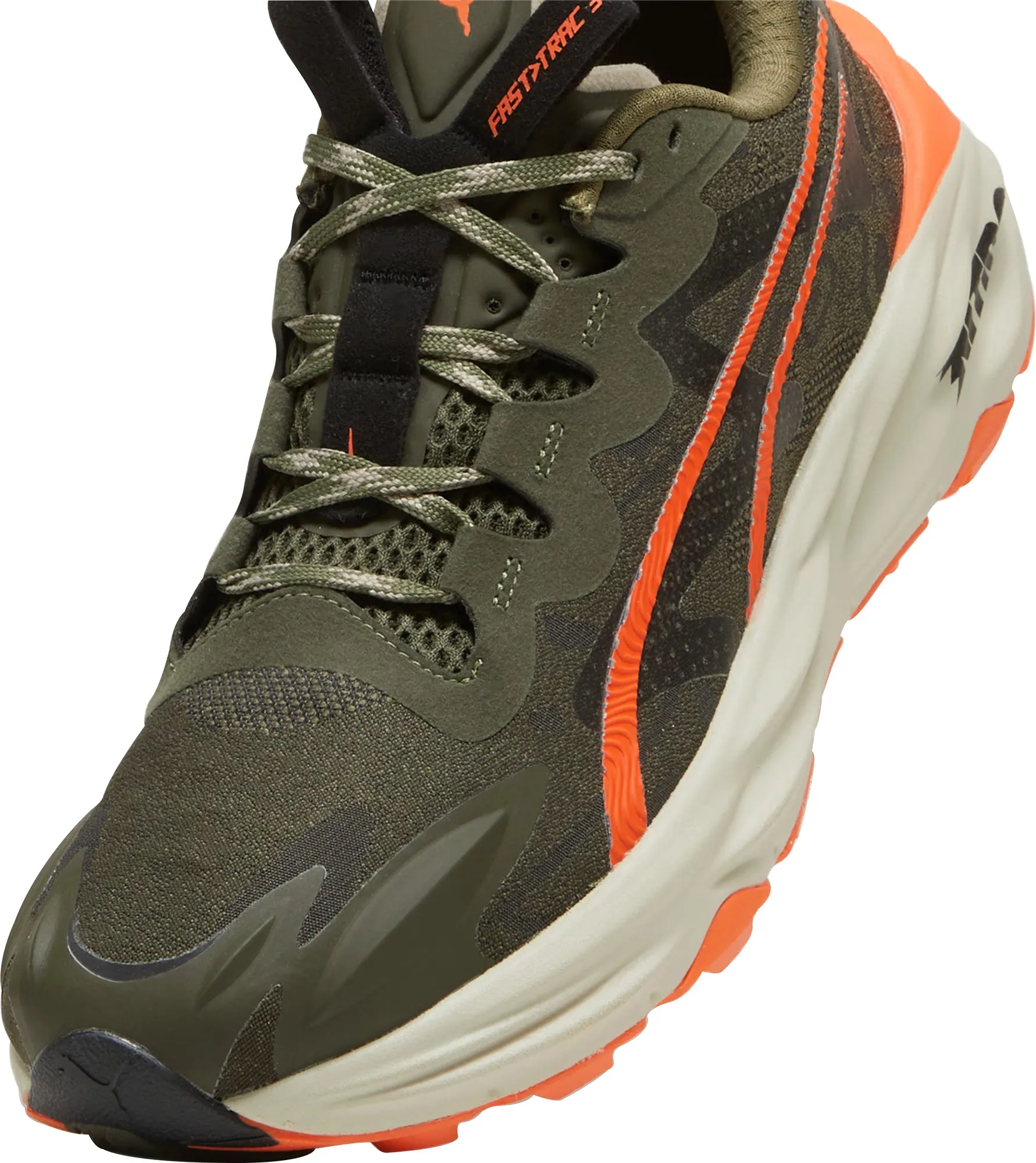 Puma Fast-Trac Nitro 3 Mens Trail Running Shoes - Green