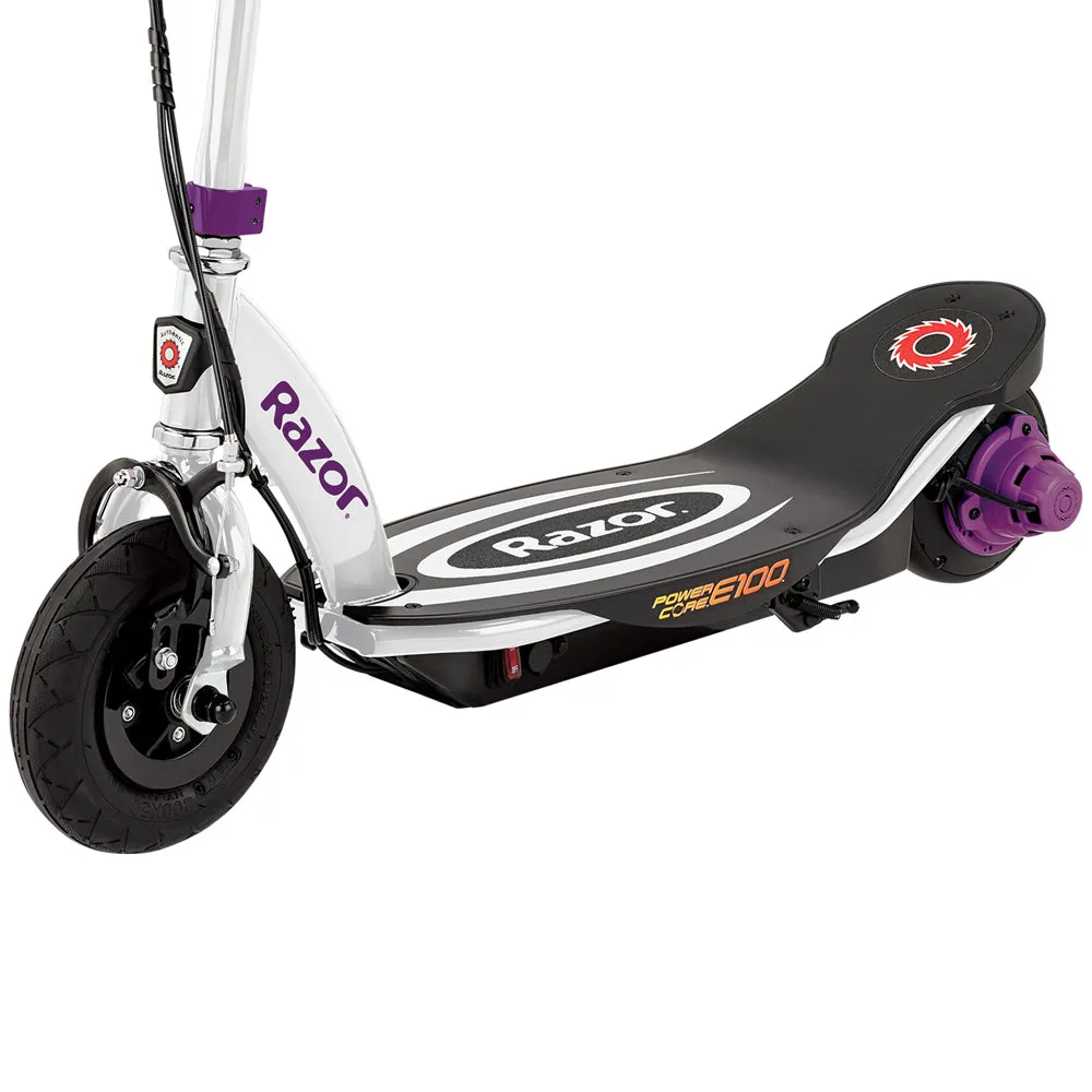 Razor Power Core E100 Kids Rideon Electric Motorized Scooter With Helmet