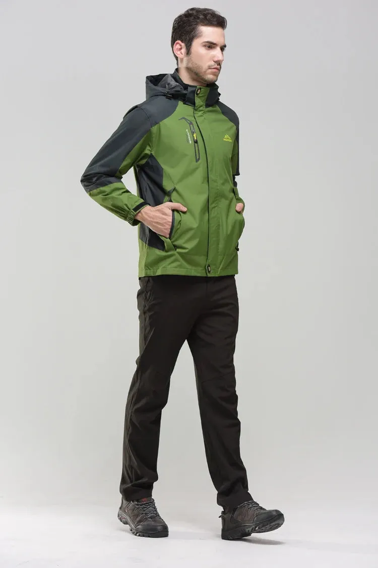 TRVLWEGO Mens Water Resistant Jacket