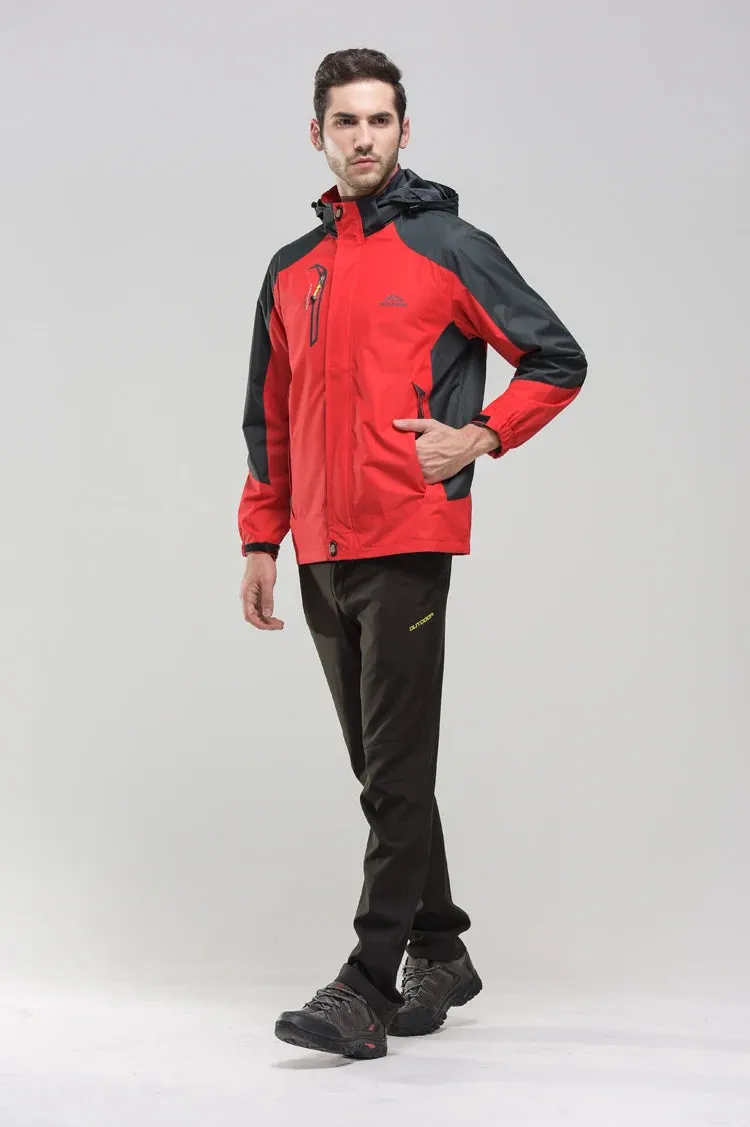 TRVLWEGO Mens Water Resistant Jacket