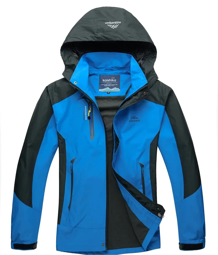 TRVLWEGO Mens Water Resistant Jacket