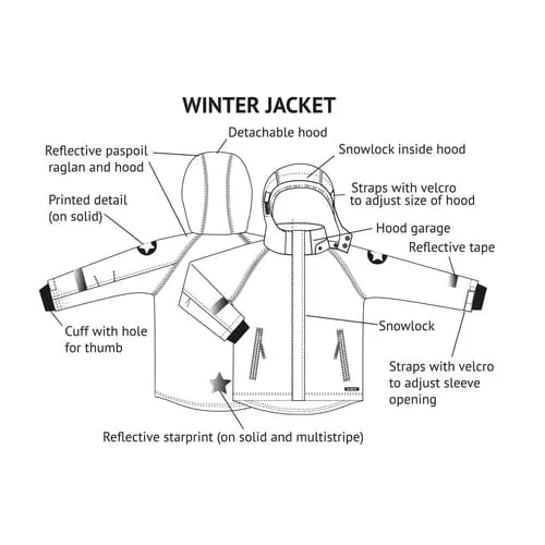 Winter Waterproof Insulated Jacket: Fox Lotus