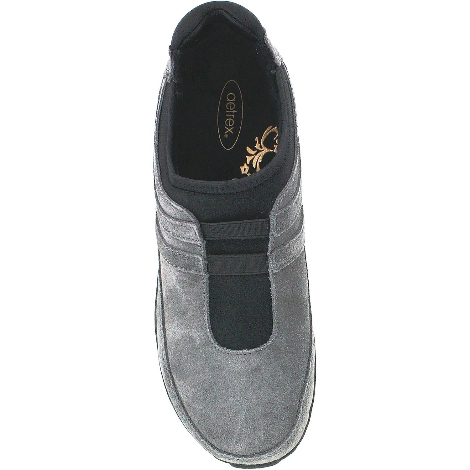 Women's Aetrex Kimber Charcoal Suede